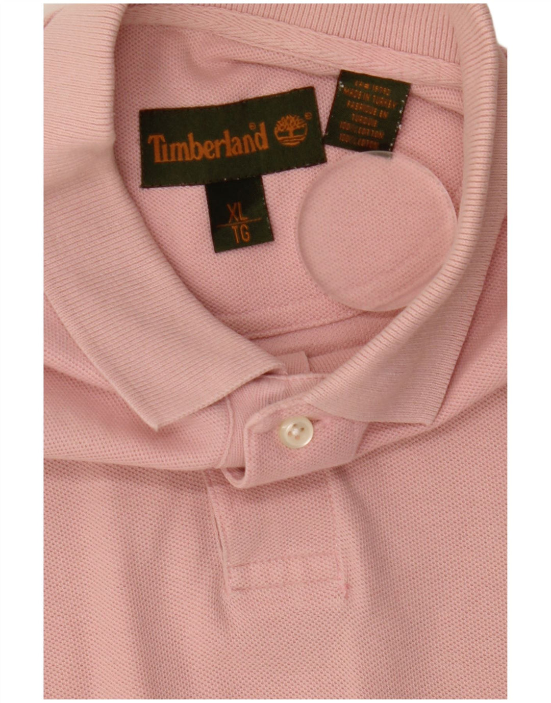 Timberland Polo Hombre XL Algodón Rosa