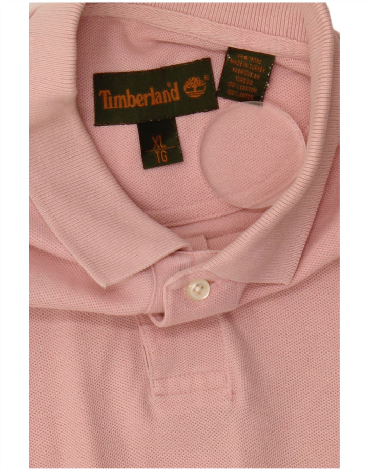 Timberland Polo Hombre XL Algodón Rosa
