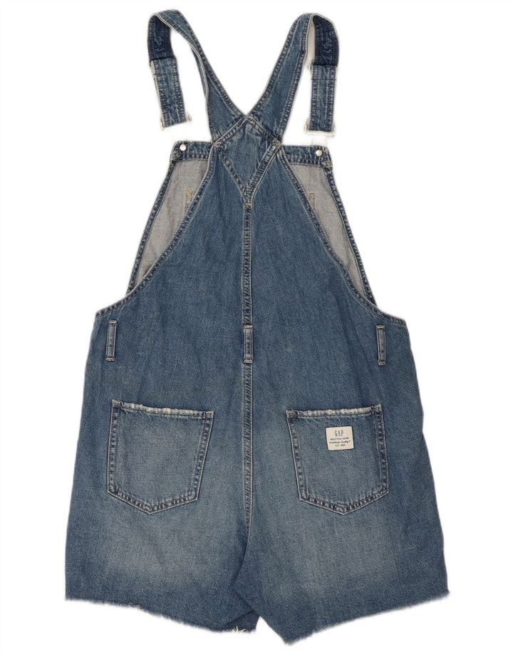 Gap Mujer Peto Shorts De Mezclilla Mediano W34 Algodón Azul