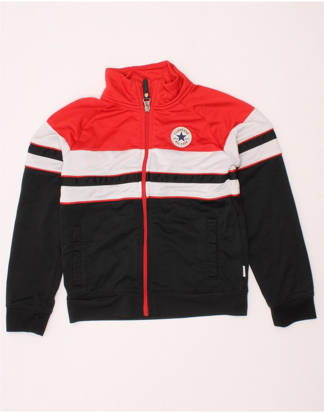 Converse - Chaqueta de chándal para niño, 5-6 años, multicolor