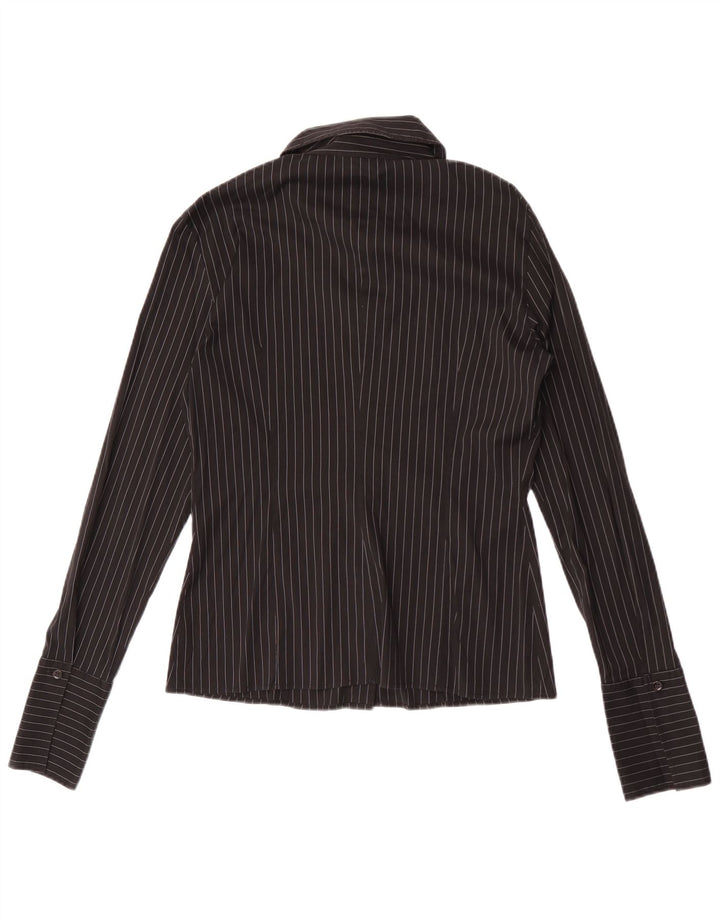 Max & Co. Camisa para mujer UK 44 Mediana Rayas negras