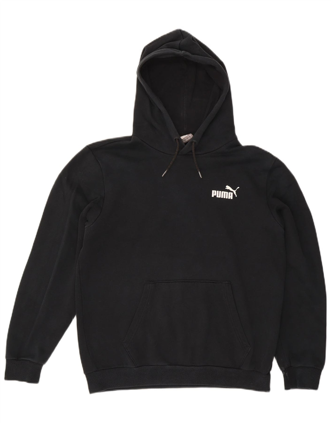 Puma Hombre Sudadera Con Capucha Jumper Medium Negro Algodón