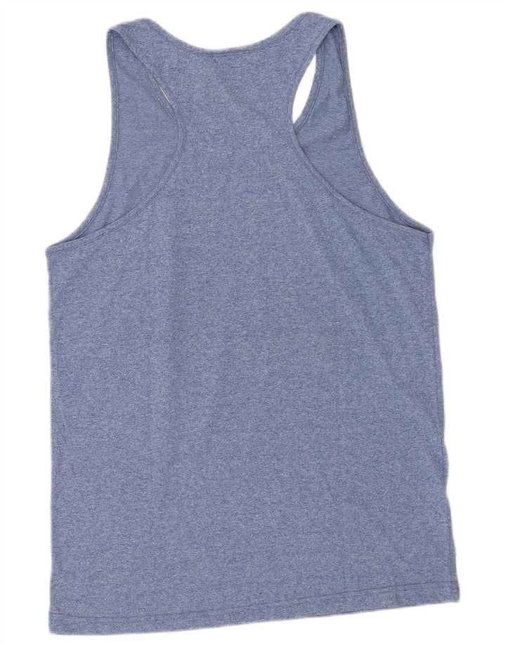 Asics Hombre Graphic Vest Top XL Algodón Azul
