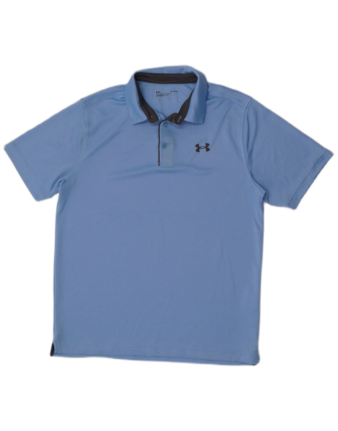 Polo Under Armour Hombre Poliéster Azul Grande