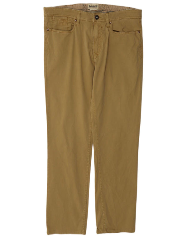 Timberland Pantalones casuales rectos para hombre W32 L29 Algodón caqui