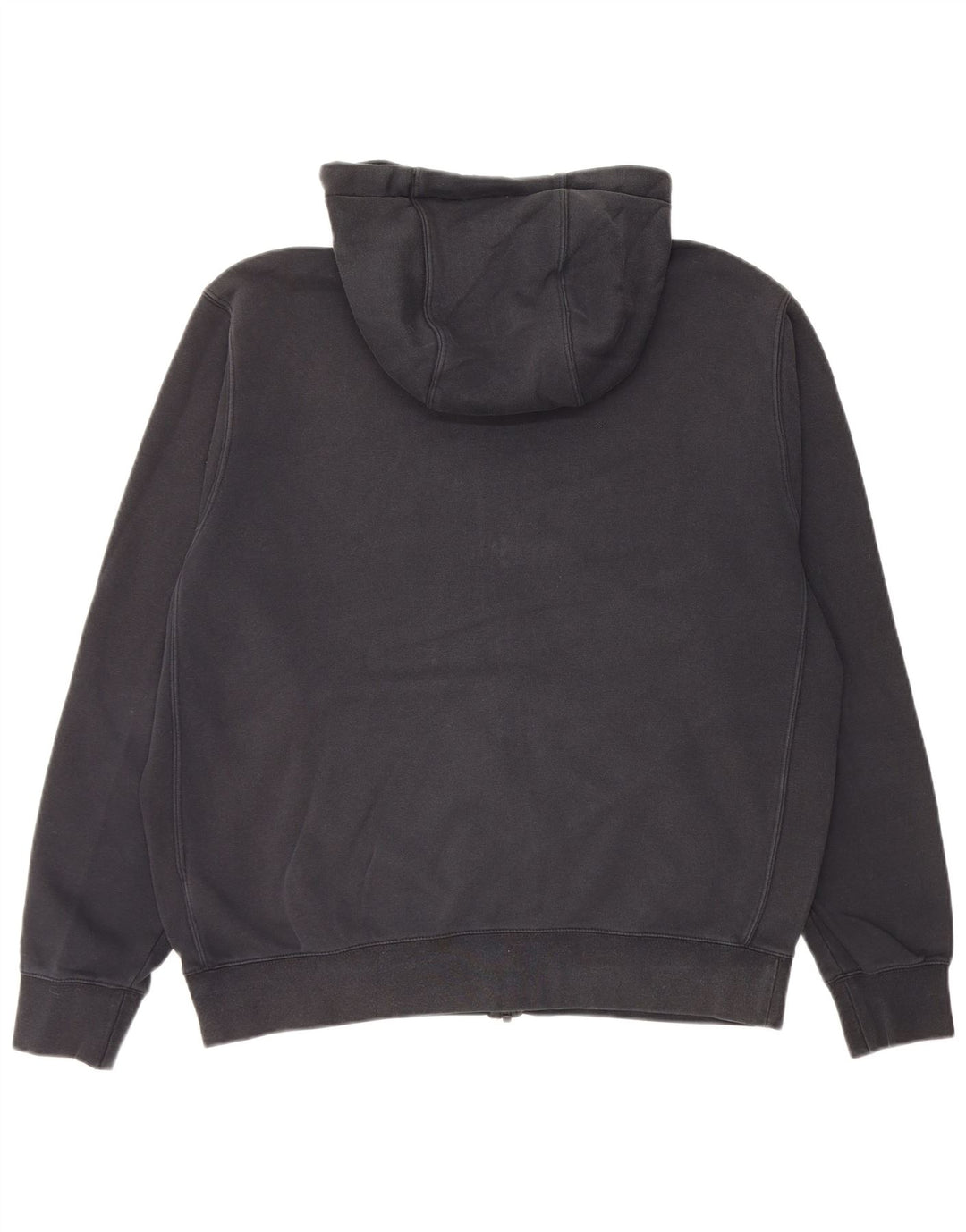 Nike - Sudadera con capucha y cremallera para hombre, talla grande, algodón negro