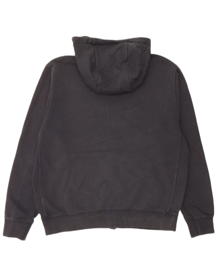 Nike - Sudadera con capucha y cremallera para hombre, talla grande, algodón negro