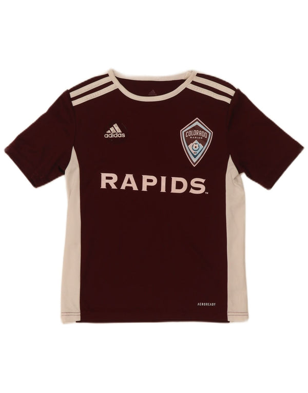 Adidas Camiseta gráfica Colorado Rapids para niños 9-10 años Granate