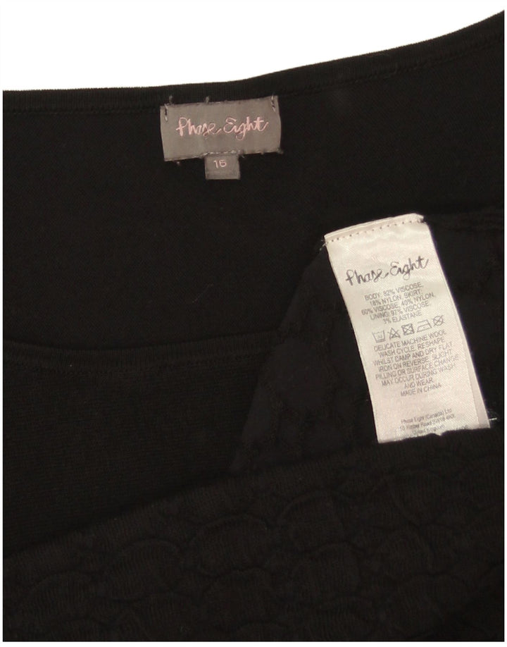 Phase Eight Vestido tubo extragrande para mujer UK 46 Viscosa negra grande