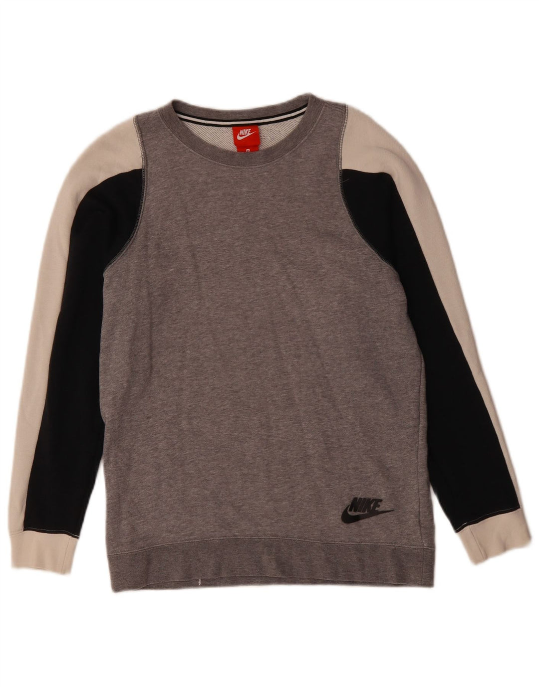 Sudadera Nike Hombre Jumper XS Gris Colorblock Algodón