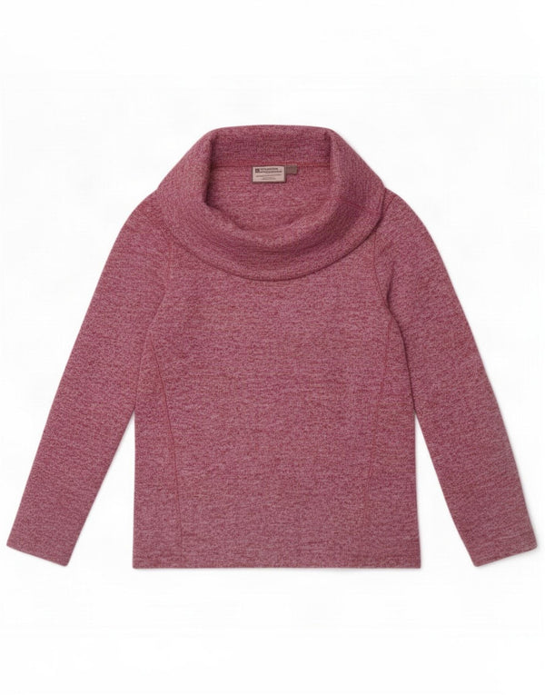 Mountain Warehouse Womens Roll Neck Jumper Sweater UK 12 Medium Pink