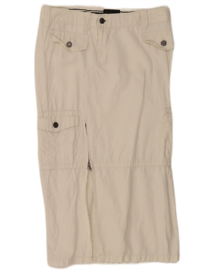 Falda Cargo Calvin Klein Mujer W30 Mediana Blanca