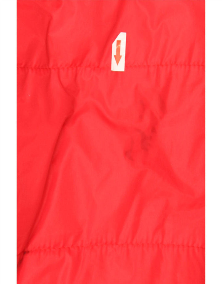 Chaqueta de esquí vintage para hombre Reino Unido 42 XL Poliéster rojo