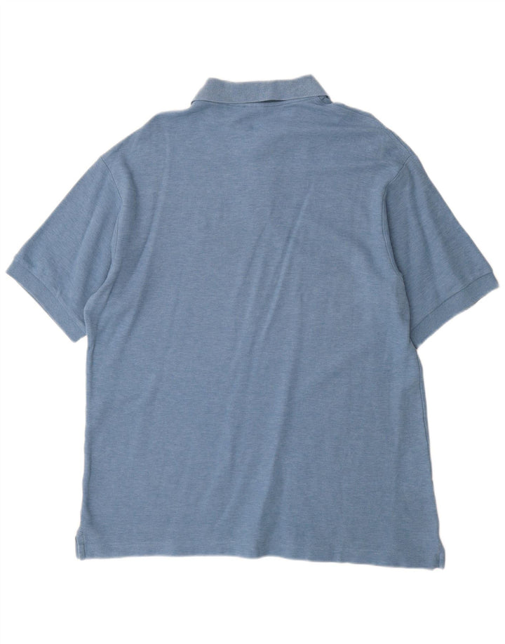 Fila Polo para hombre IT 52 Algodón moteado azul grande