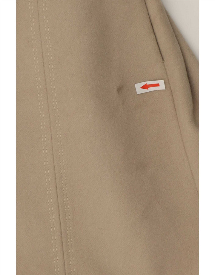 Zara Mujer Gabardina UK 10 Small Gris Lana