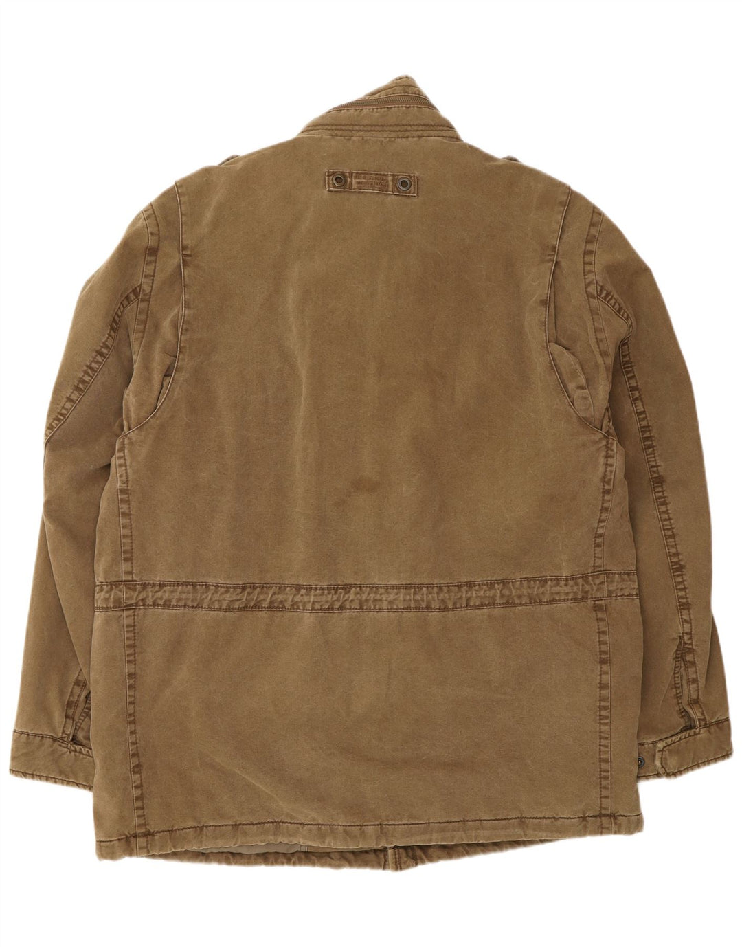 Camel Active Chaqueta militar para hombre IT 56 3XL Algodón marrón