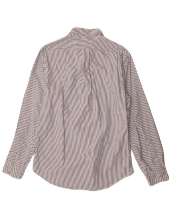 Camisa Polo Ralph Lauren Hombre Slim Fit Algodón A Rayas Azul Medio