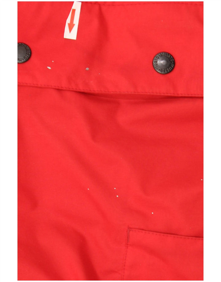 Musto Chaqueta cortavientos con capucha para hombre UK 36 Small Red Poliéster