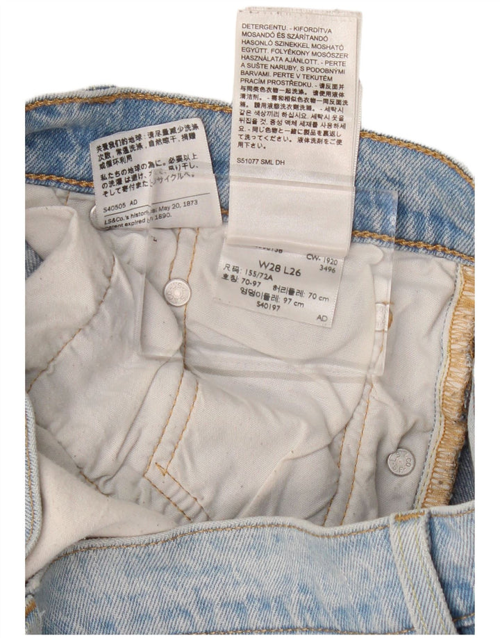 Vaqueros Levi's Mujer 501 Rectos W28 L26 Algodón Azul