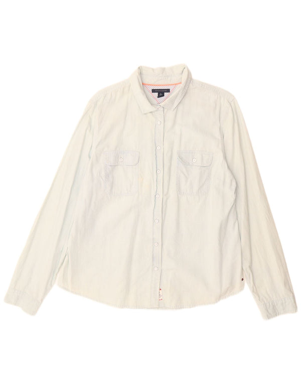 Camisa Tommy Hilfiger Mujer UK 18 XL Algodón Azul