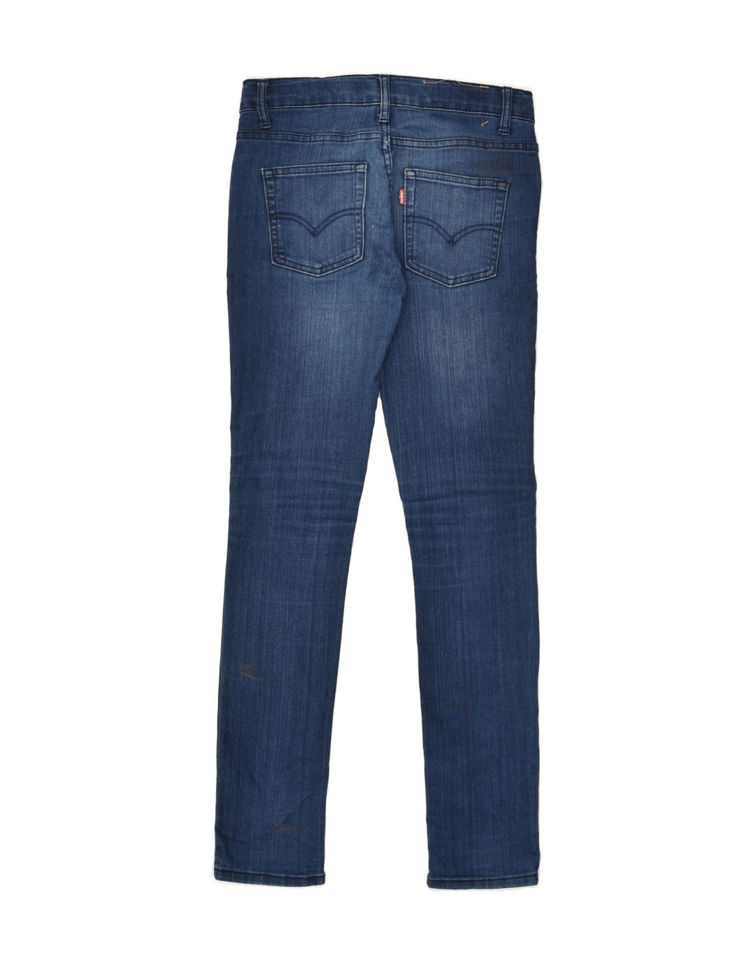 LEVI'S Girls Skinny Jeans 11-12 Years W29 L29  Navy Blue Cotton | Vintage Levi's | Thrift | Second-Hand Levi's | Used Clothing | Messina Hembry 