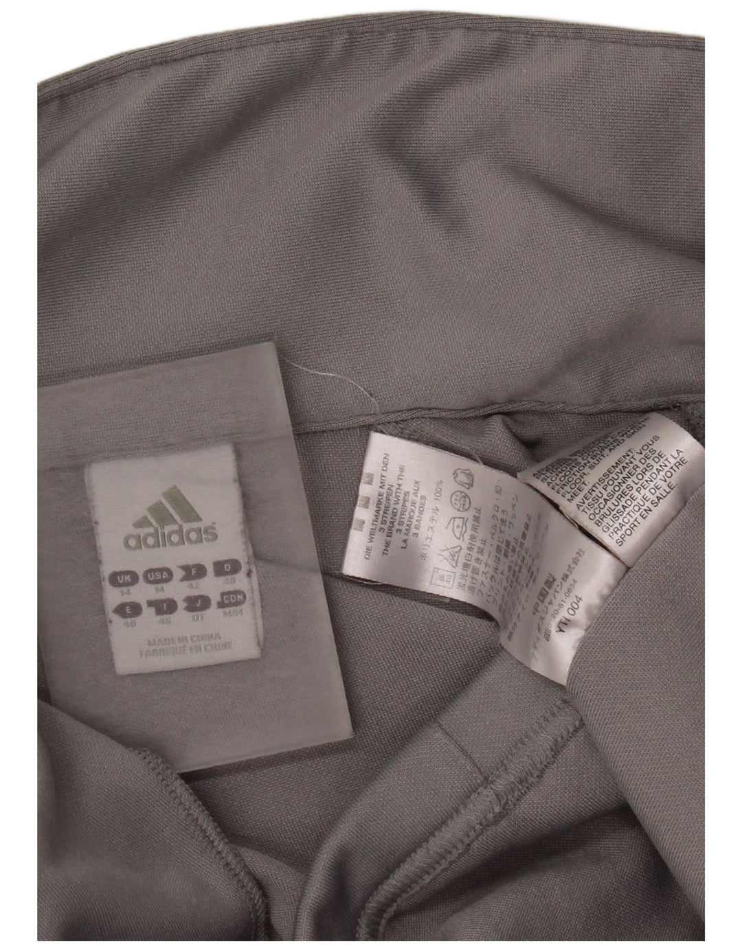 Adidas - Chaqueta de chándal para mujer, talla 40, color gris medio
