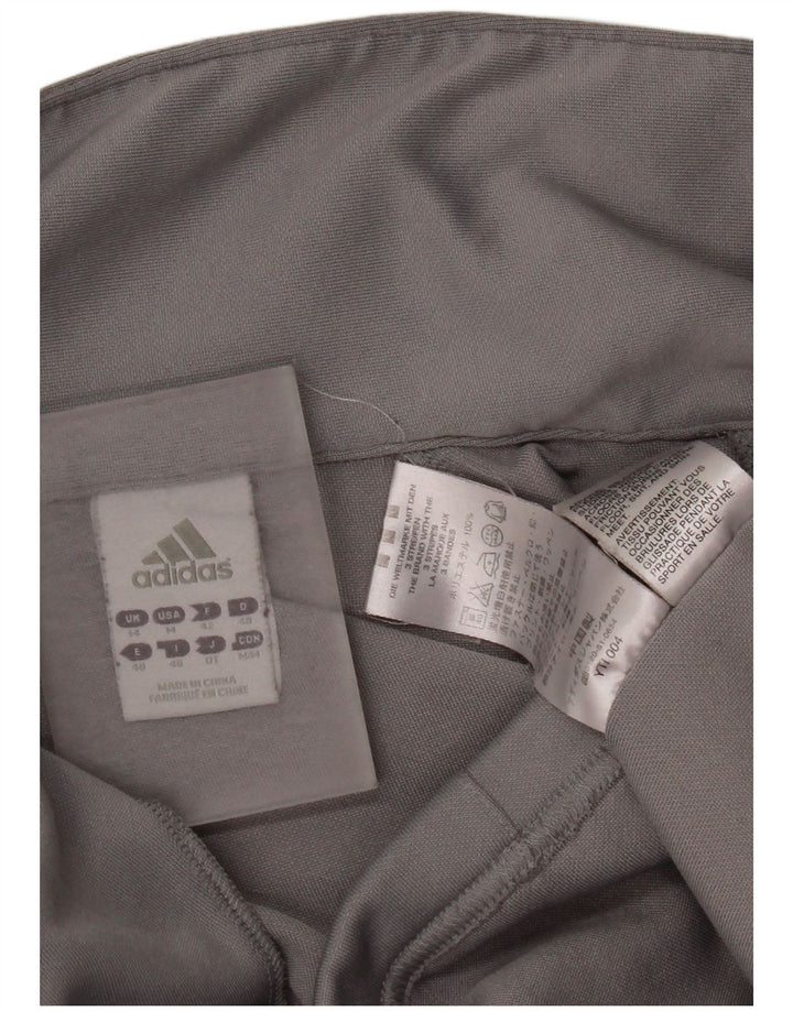 Adidas - Chaqueta de chándal para mujer, talla 40, color gris medio