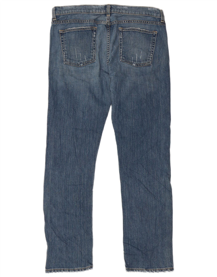 J. CREW Vaqueros rectos para mujer US 10 Grande W34 L29 Azul