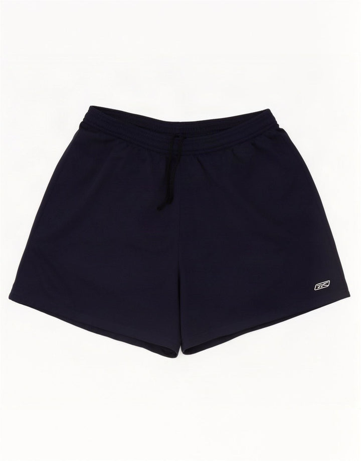Pantalones cortos deportivos Reebok Hombre Medio Azul marino Poliéster