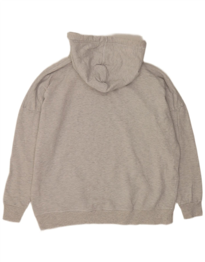 Superdry Jersey con capucha extragrande y gráfico para mujer Reino Unido 40 Gris medio moteado