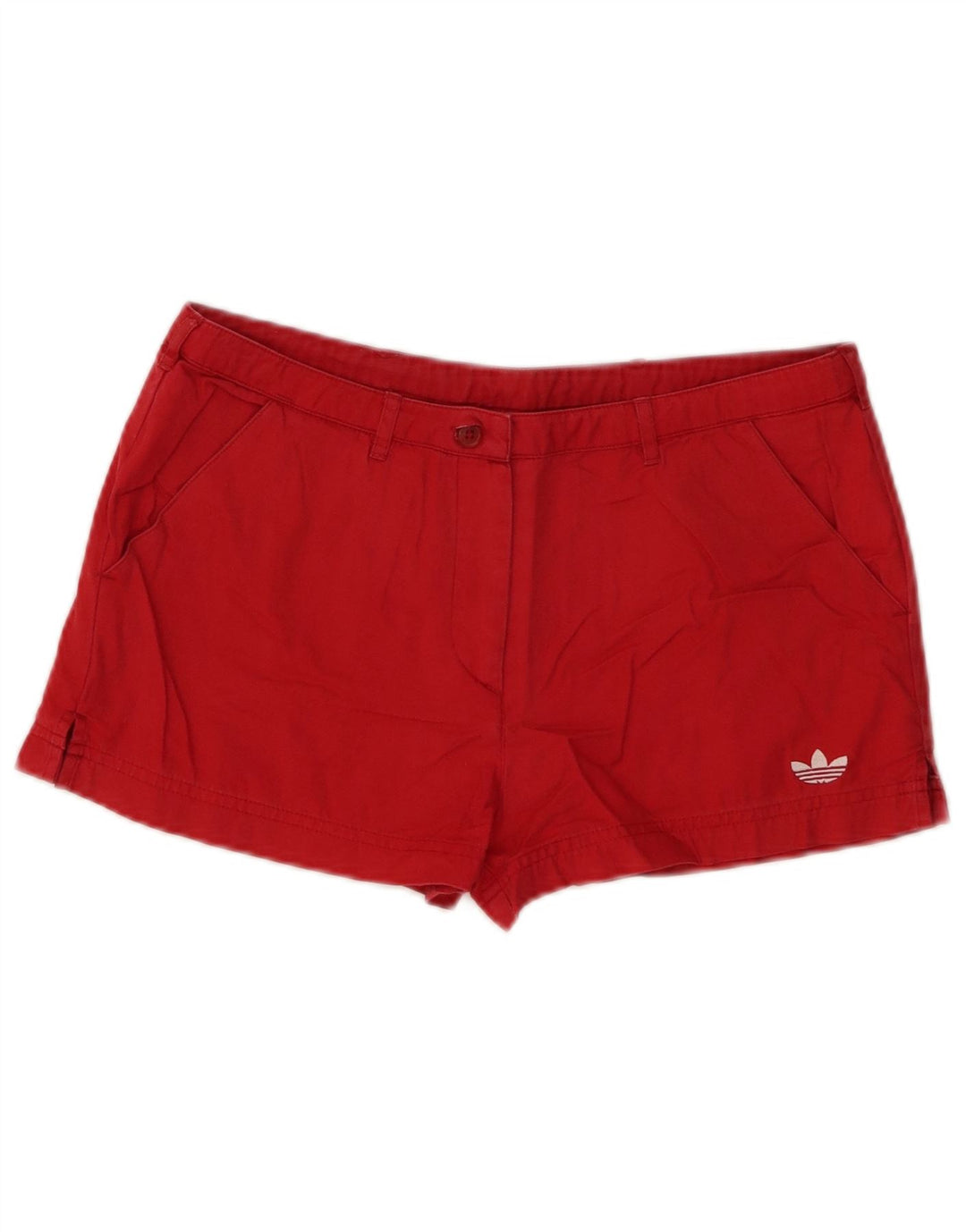 Adidas Pantalones calientes para mujer Reino Unido 10 Pequeño W29 Algodón rojo