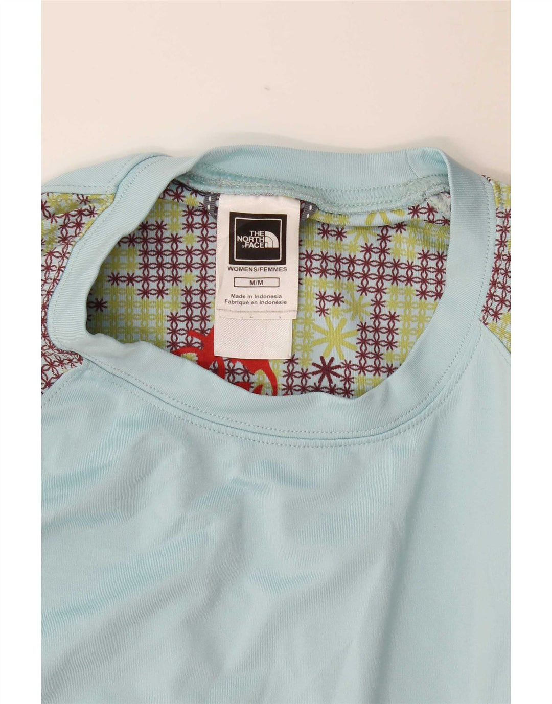The North Face Top gráfico para mujer manga larga UK 44 Poliéster azul medio
