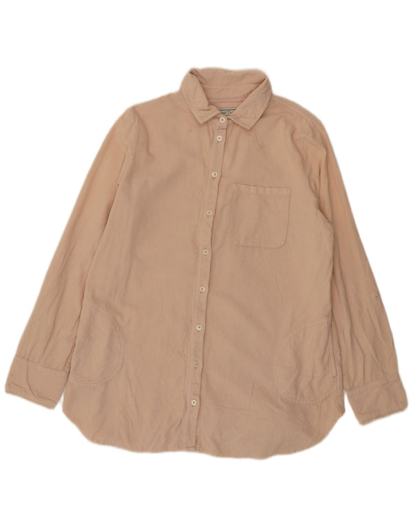 Camisa de pana para mujer Fat Face UK 42 Algodón beige medio