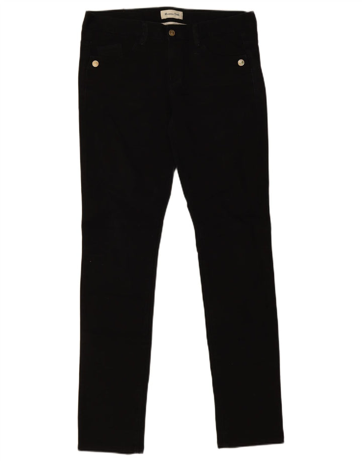 MASSIMO DUTTI Vaqueros pitillo para mujer EU 40 Medium W30 L32 Negro