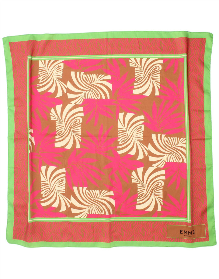 Marella Mujer EMME Bufanda Cuadrada con Estampado Abstracto Talla única Multicolor