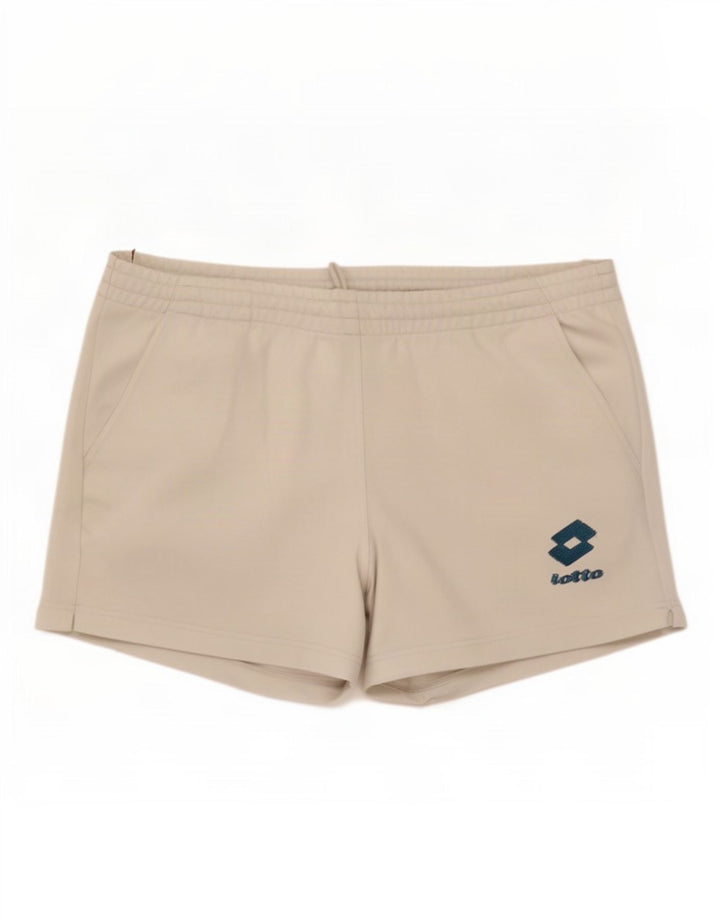 Pantalones Cortos Deportivos Lotto Hombre Blanco Mediano