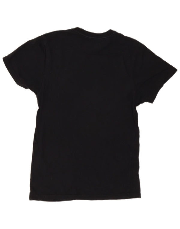 Vans Camiseta con gráfico de ajuste personalizado para hombre, talla pequeña, algodón negro