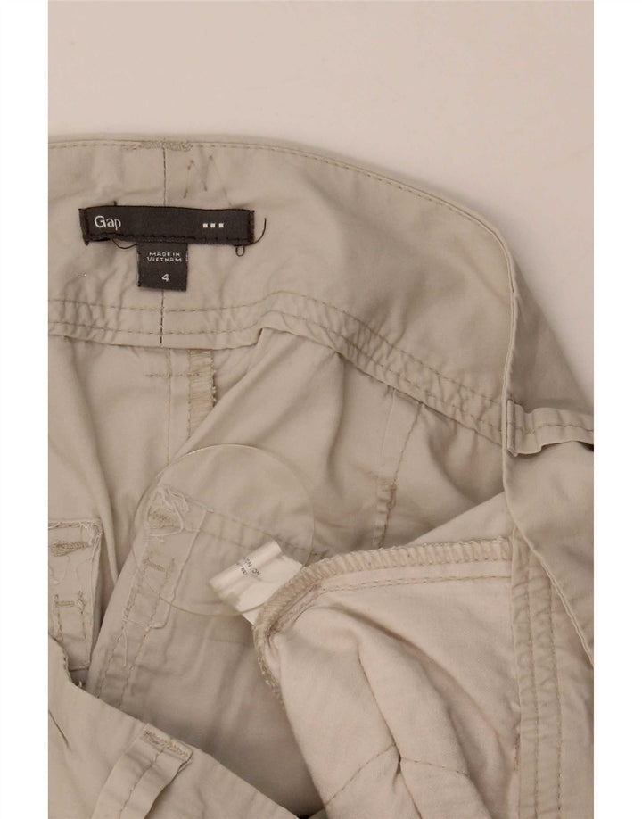 Gap Pantalones cortos cargo para mujer US 4 Small W32 Algodón beige