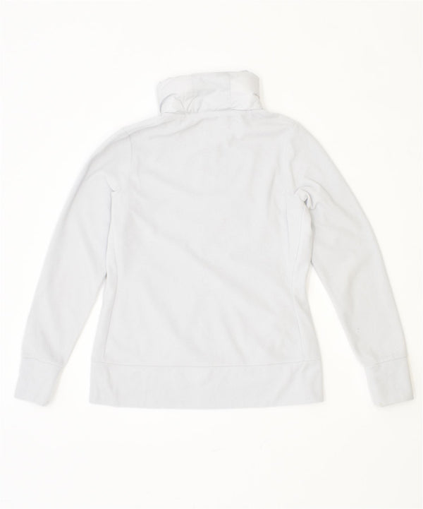 NIKE - Chaqueta polar Therma Fit para mujer, talla 40, poliéster gris grande