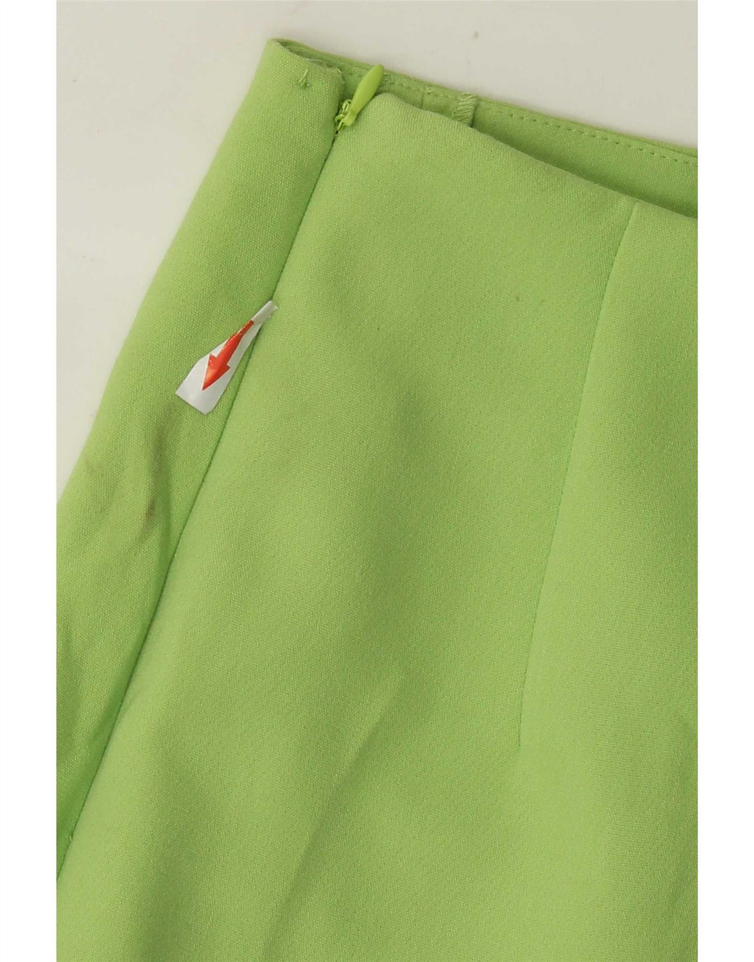 Zara Mujer Falda Pantalón UK 4 XS Verde Poliéster
