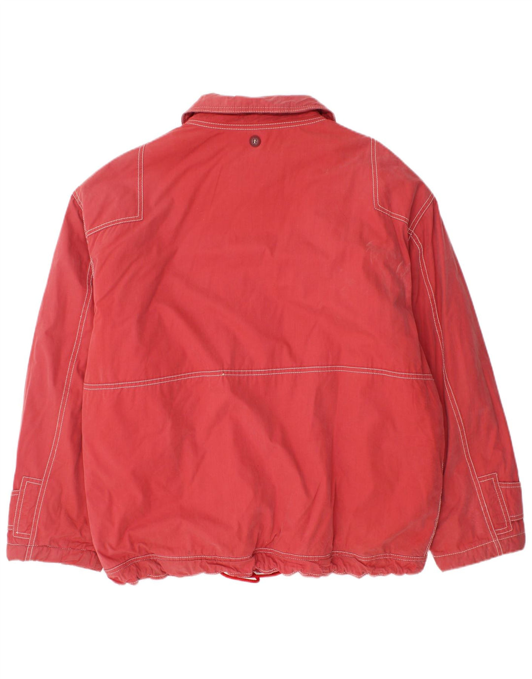 Chaqueta cortavientos vintage para hombre Reino Unido 42 XL Rojo