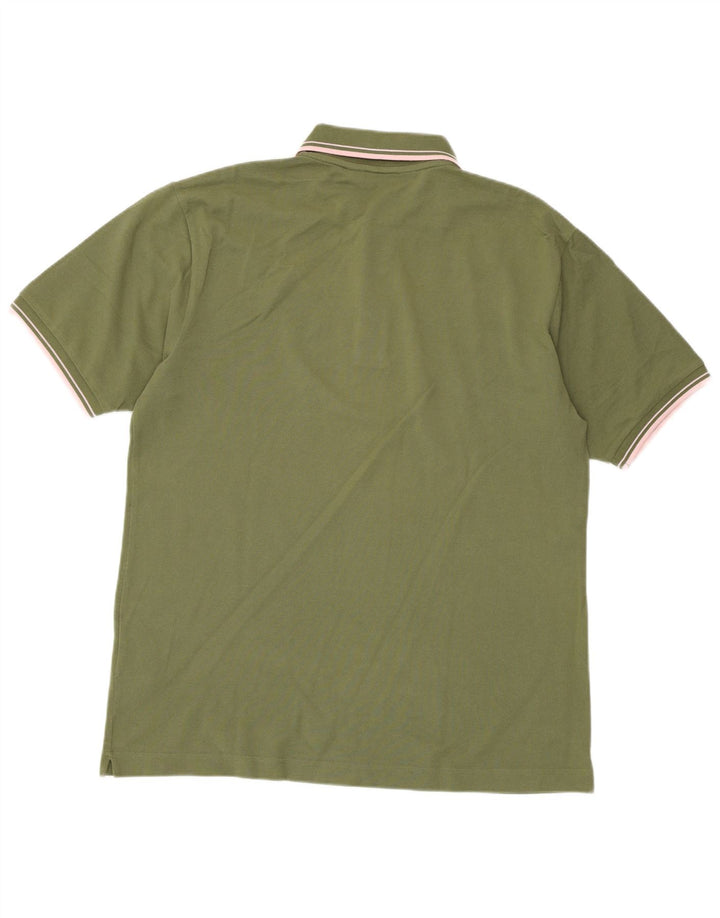 KAPPA Polo Hombre Grande Algodón Verde