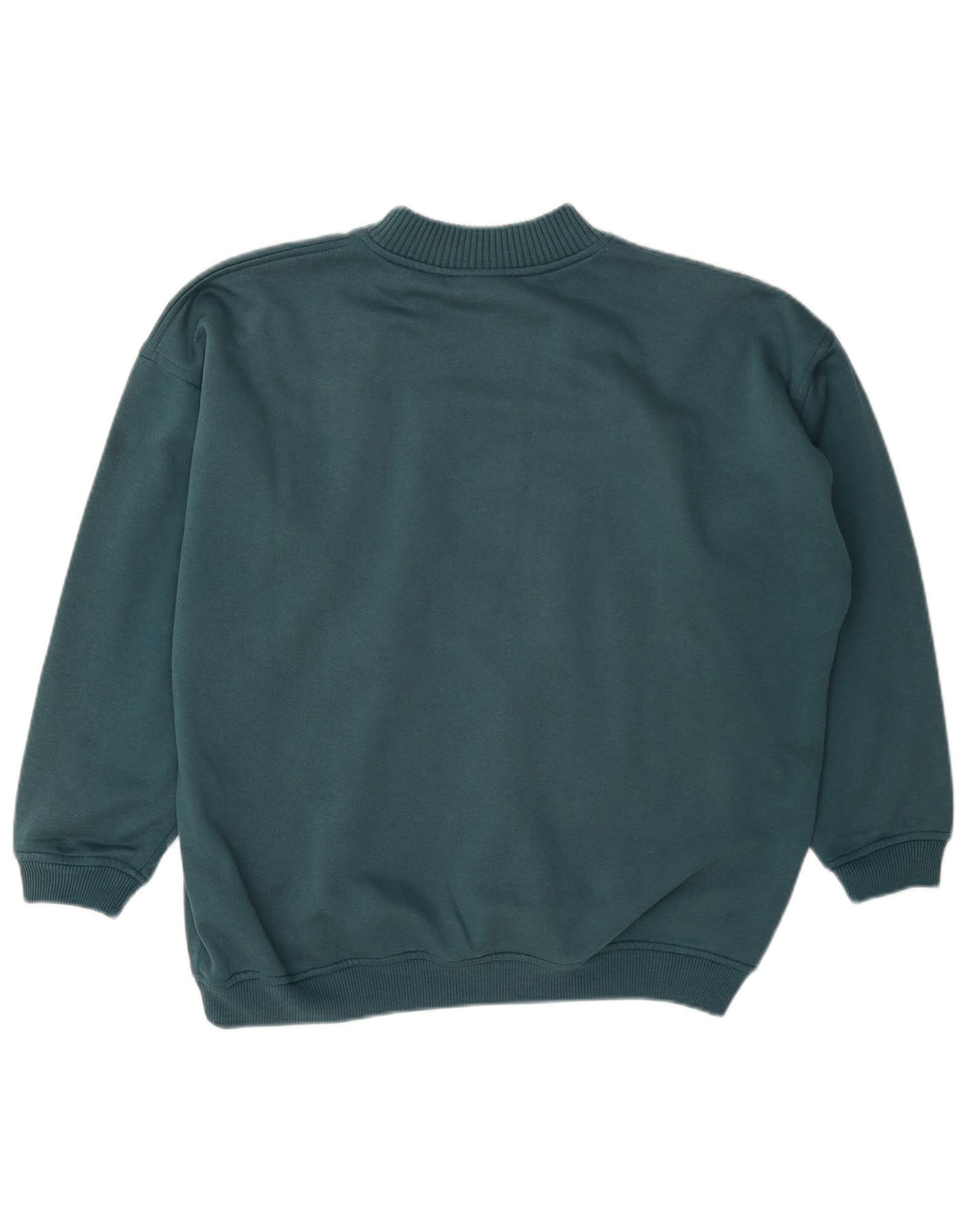 Sudadera gráfica vintage para hombre Jumper XL Verde Colorblock Poliéster