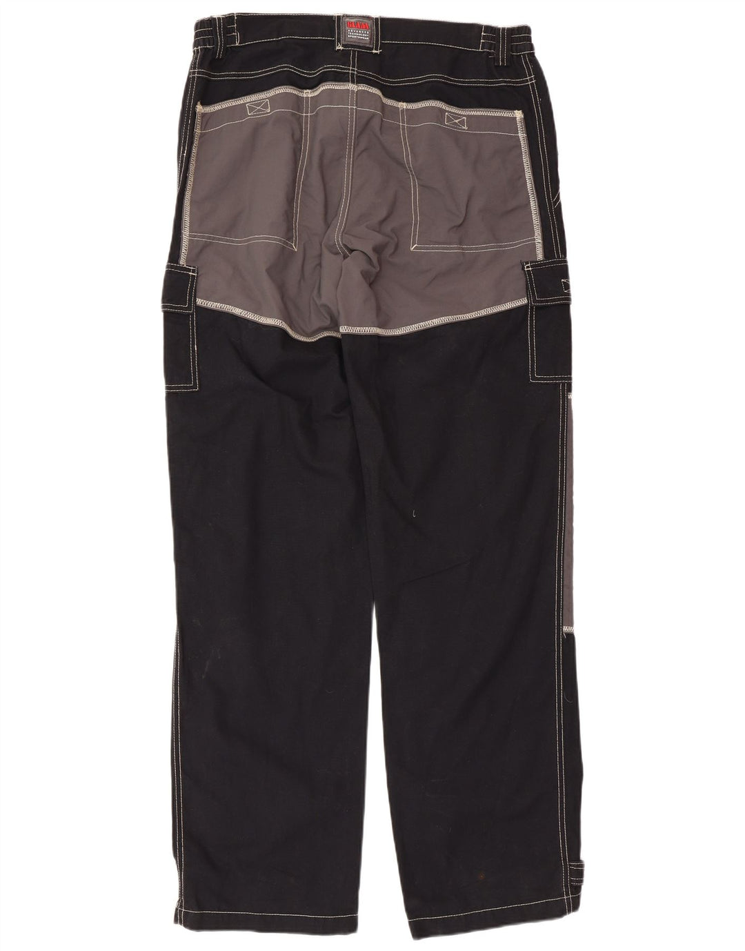 Slam Pantalones cargo para hombre IT 50 Large W36 L34 Algodón color block negro