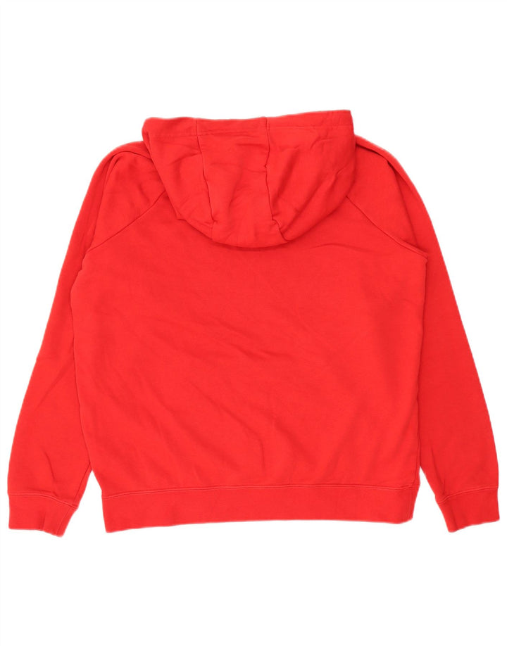 Nike Jersey con capucha extragrande para mujer Reino Unido 14 Algodón rojo mediano
