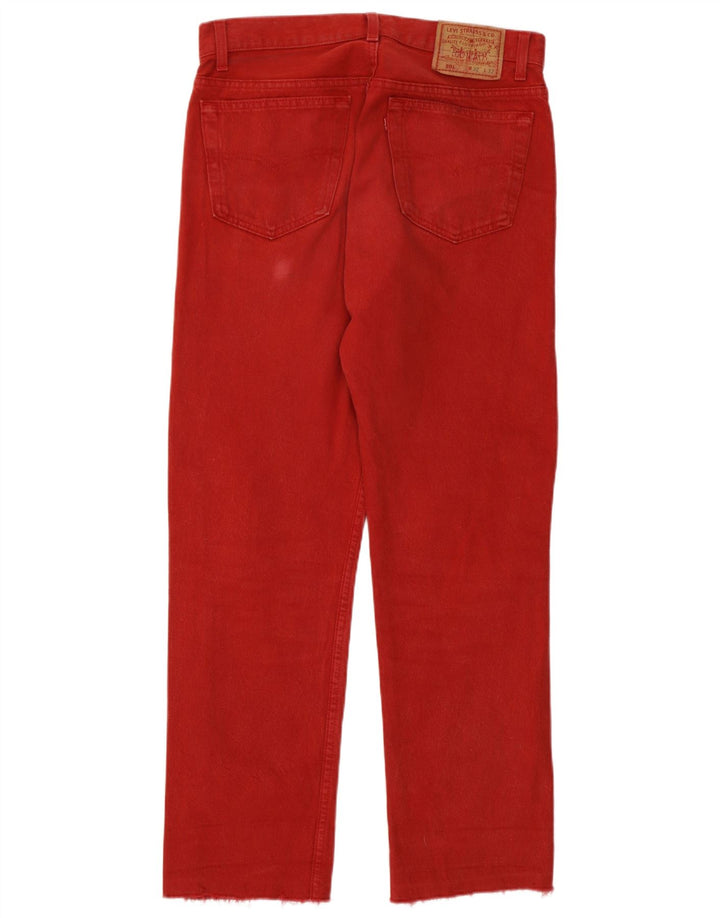 Levi's Jeans rectos 501 para hombre W32 L28 Algodón rojo