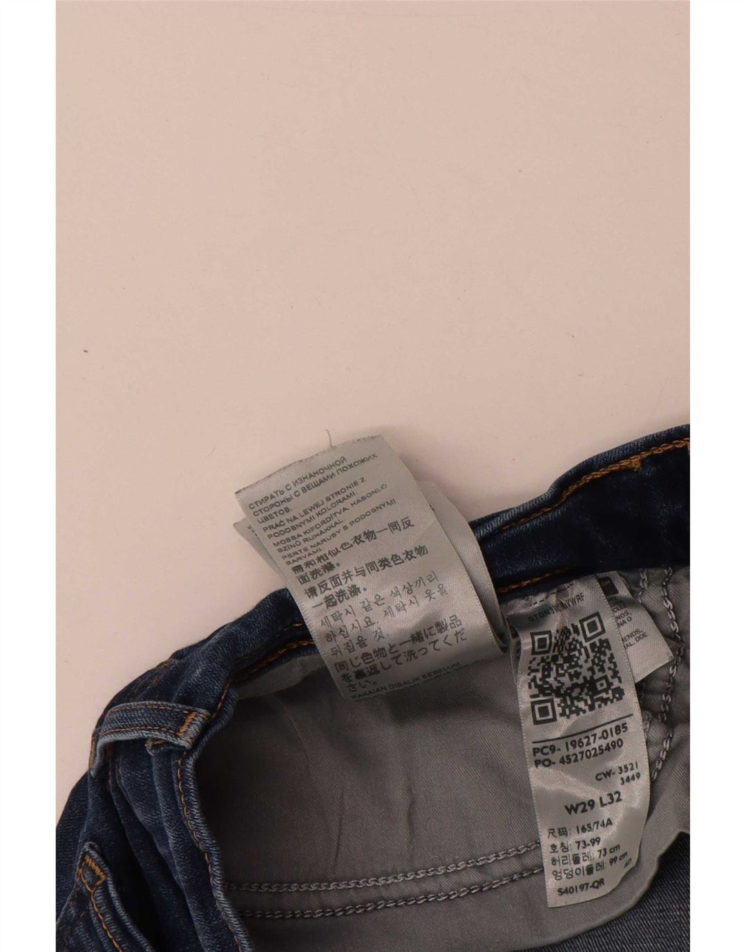 Levi's Mujer 312 Shaping Slim Jeans W29 L32 Algodón Azul Marino
