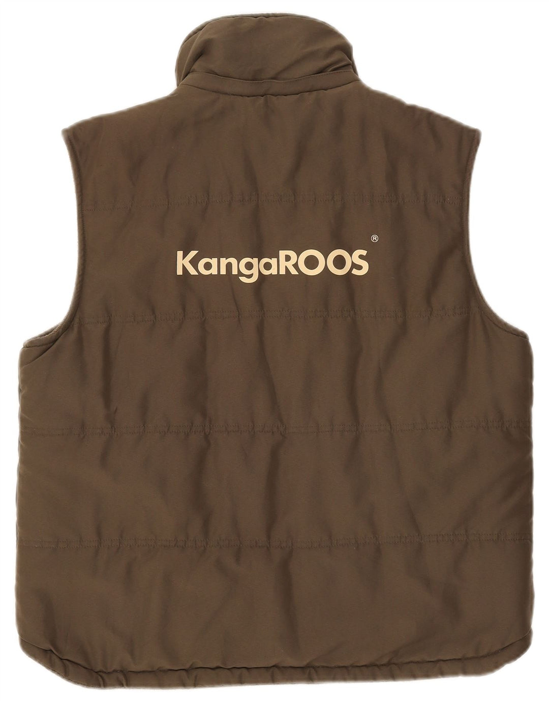 Kangaroos Chaleco acolchado para mujer UK 46 Grande Caqui Poliéster