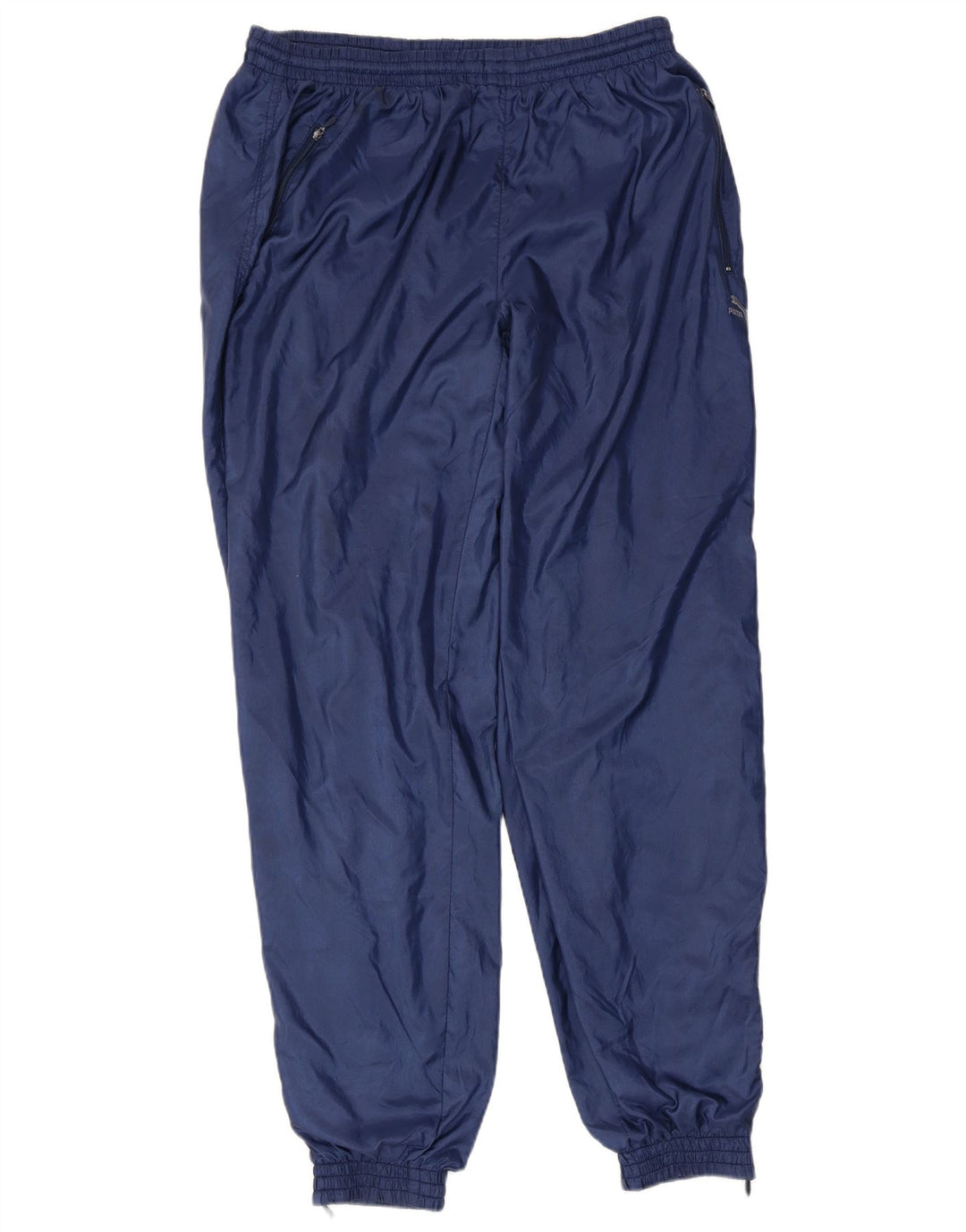 PUMA Pantalones de chándal para hombre Joggers UK 42 Large Azul marino Poliamida