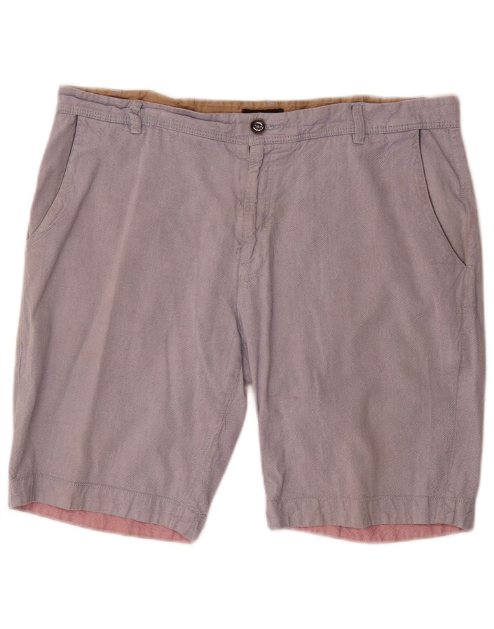 Ted Baker Pantalones cortos chinos para hombre W38 XL Algodón gris
